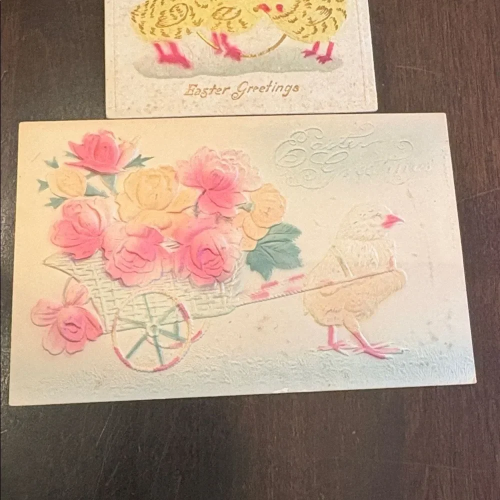 Vintage Embossed Easter Postcards